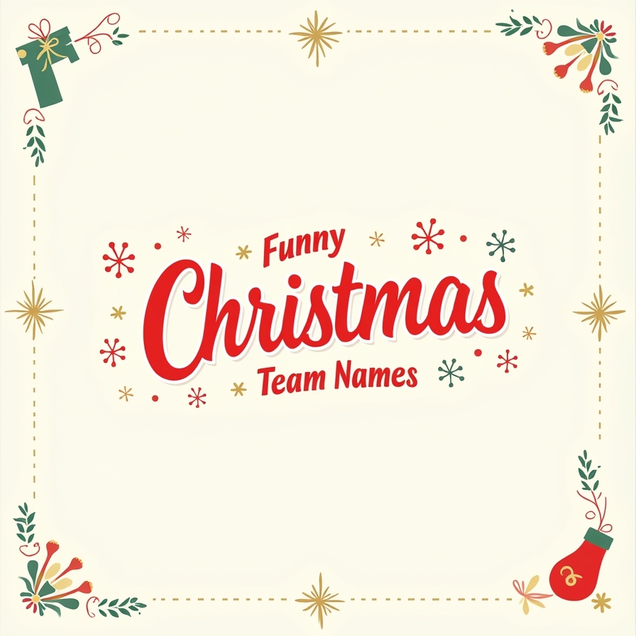 Funny Christmas Team Names for Work, Games & Parties 2025