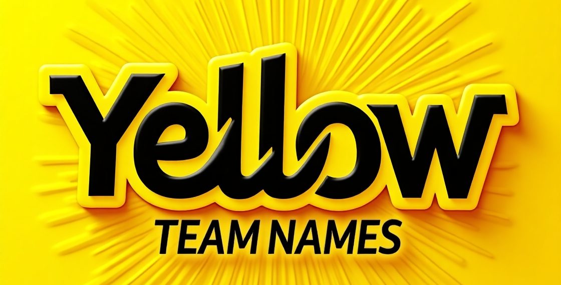 Yellow Team Names: A Vibrant Collection of Creative and Inspiring Ideas