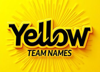 Yellow Team Names: A Vibrant Collection of Creative and Inspiring Ideas