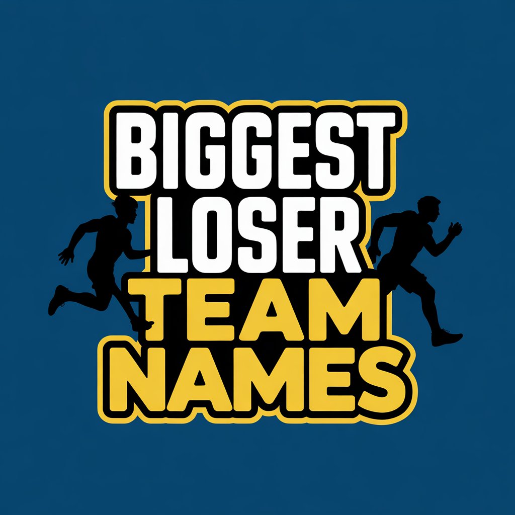 Biggest Loser Team Names: Creative and Motivational Ideas!