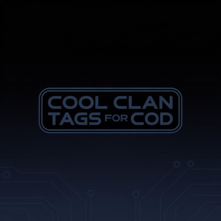 Cool Clan Tags For COD Stand Out in the Battlefield