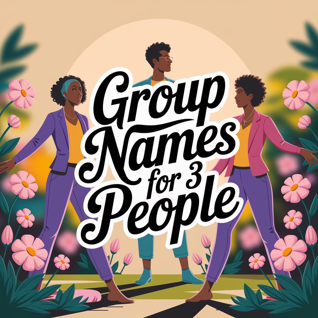 Group Names for 3 People: Crafting the Perfect Identity for Your Trio