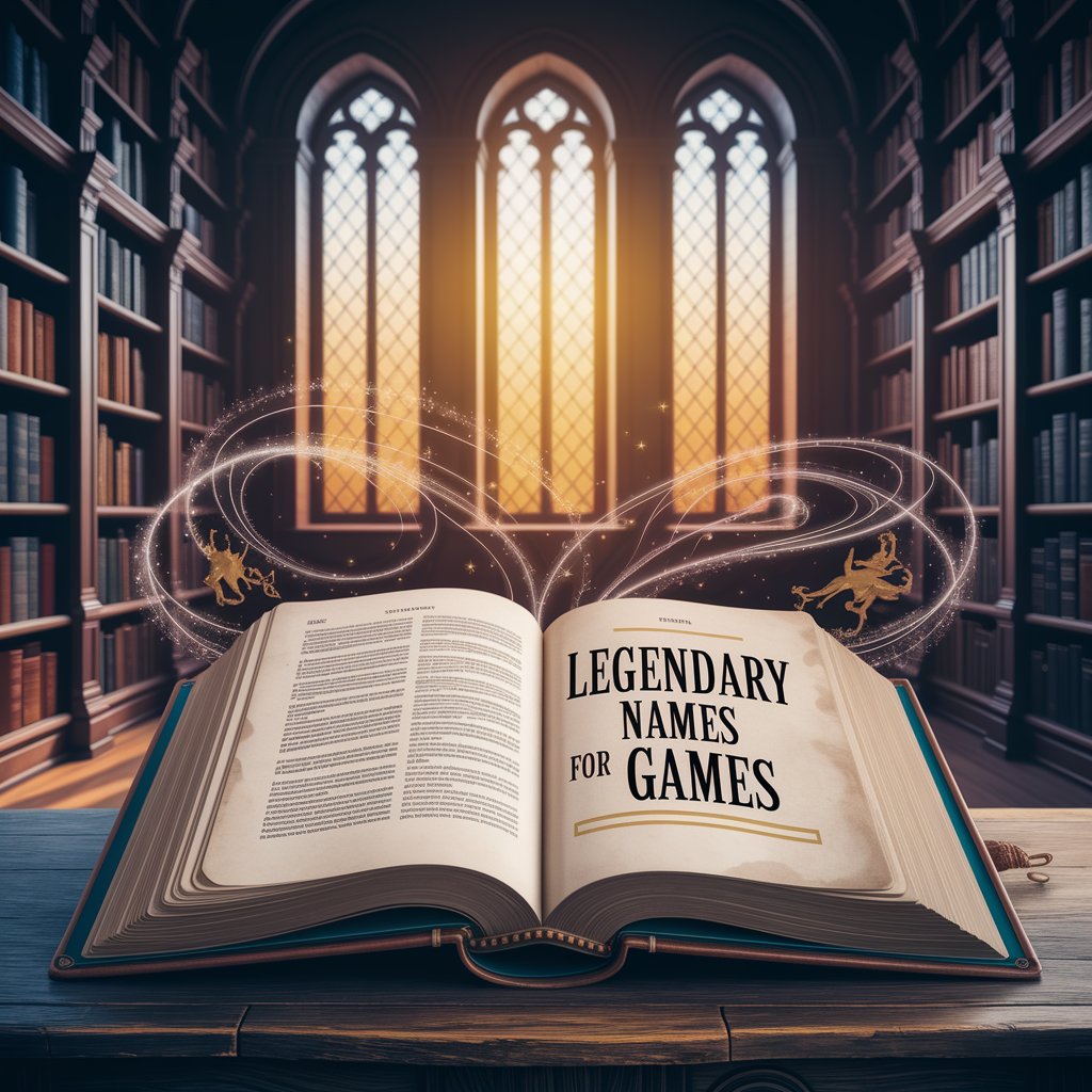 Legendary Names For Games: Perfect Identity for Your Next Masterpiece