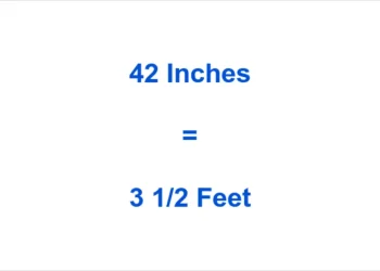 How to Convert 42 Inches to Feet – Quick & Easy Formula