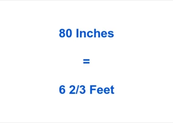 How to Convert 80 Inches to Feet in Seconds – Fast Method