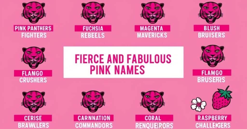 Best 50+ Pink Team Names That Are Bold, Fun, and Fabulous