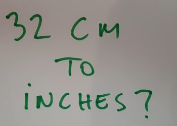Convert 32 cm to Inches Instantly – No Calculator Needed