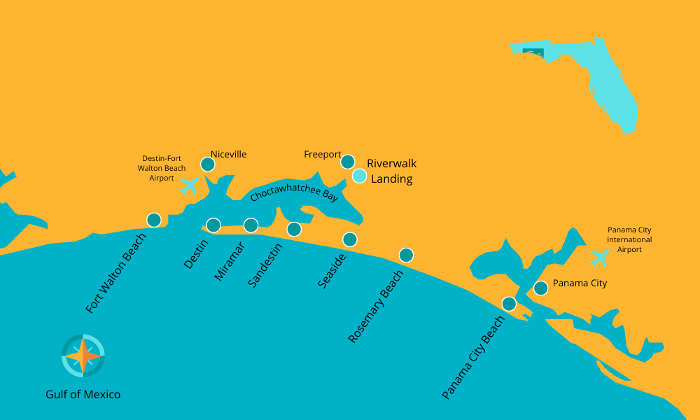 City Map of Florida Panhandle: See All Major Cities & Roads