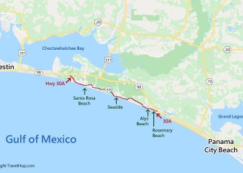 Where Is 30A Florida – Map, Beaches & Travel Guide Inside
