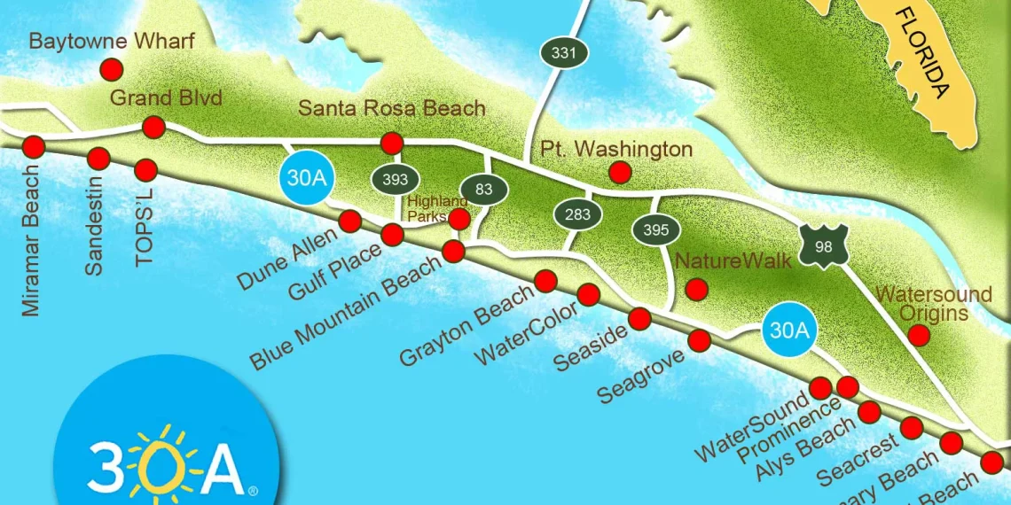 Map Santa Rosa Beach FL – Find the Best Views, Food & Fun