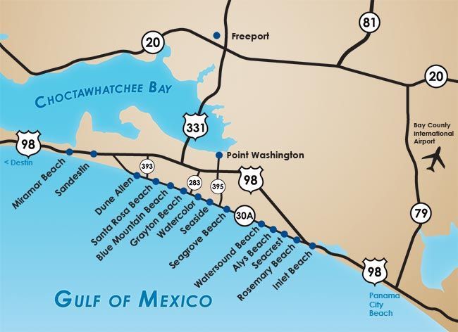 Map Santa Rosa Beach FL – Find the Best Views, Food & Fun