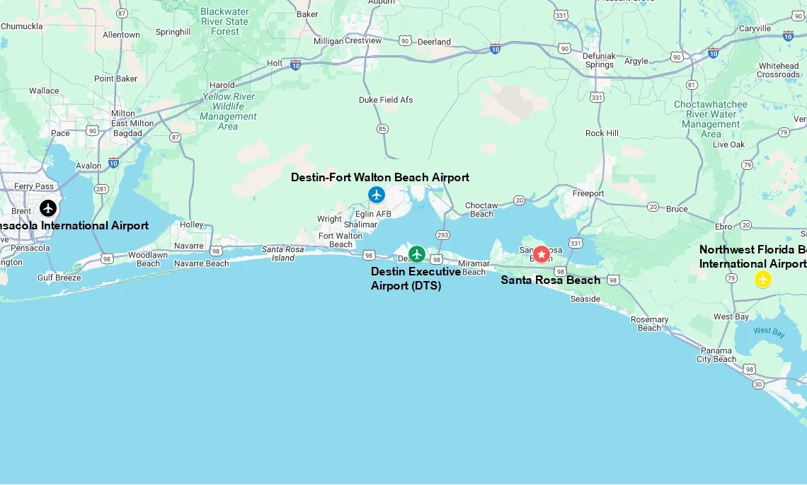 Map Santa Rosa Beach FL – Find the Best Views, Food & Fun